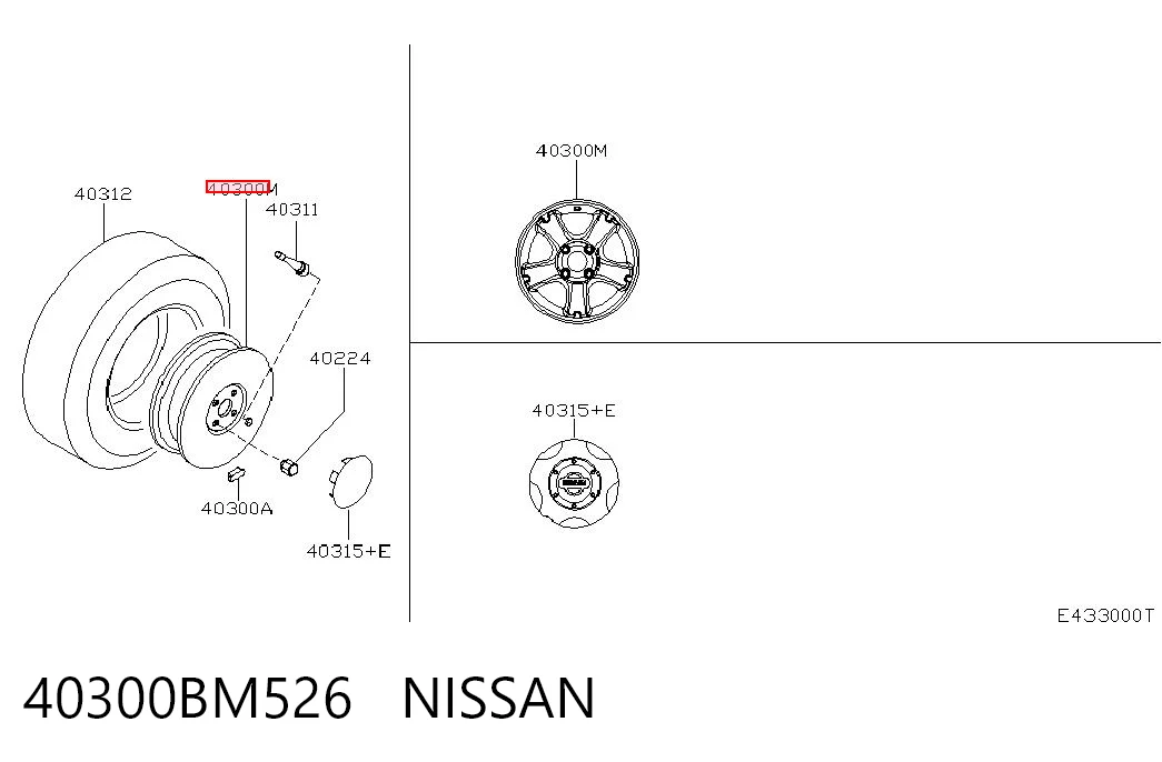 Discos de roda de aleação ligeira (de aleação ligeira, de titânio) para Nissan Almera N16