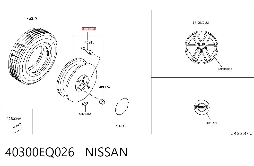 40300EQ026 Nissan/Infiniti