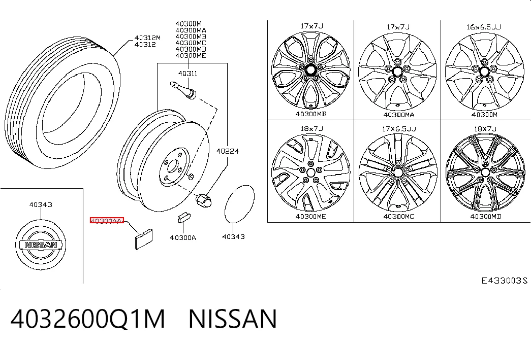 4032600Q1M Nissan/Infiniti