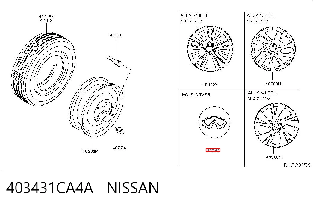 403431CA4A Nissan/Infiniti