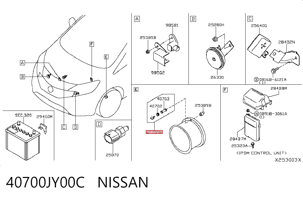 40700JY00C Nissan/Infiniti