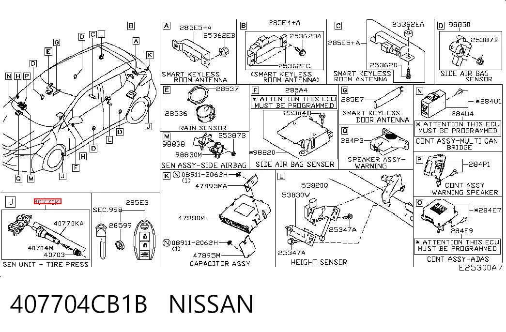 Sensor de pressão de ar nos pneus para Mercedes ML/GLE  W166