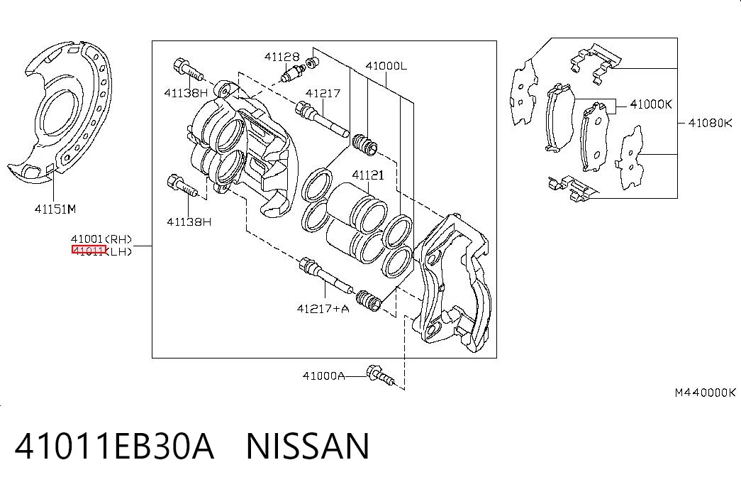 41011EB30A Nissan/Infiniti
