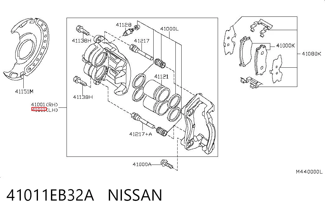 41011EB32A Nissan/Infiniti