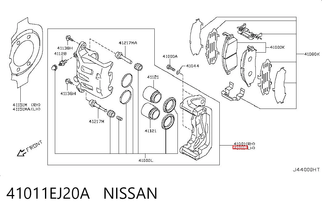 41011EJ20A Nissan/Infiniti