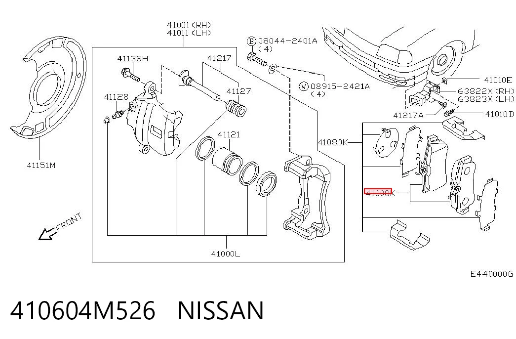 410604M526 Nissan/Infiniti