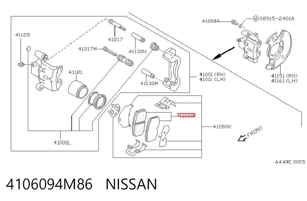 4106094M86 Nissan/Infiniti