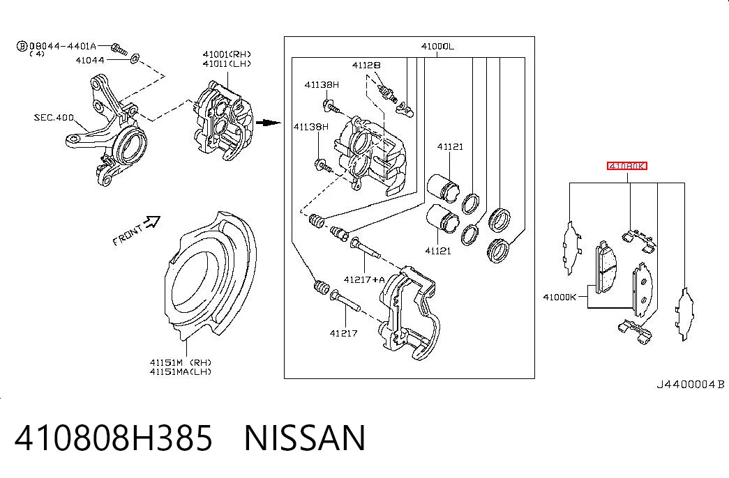 410808H385 Nissan/Infiniti