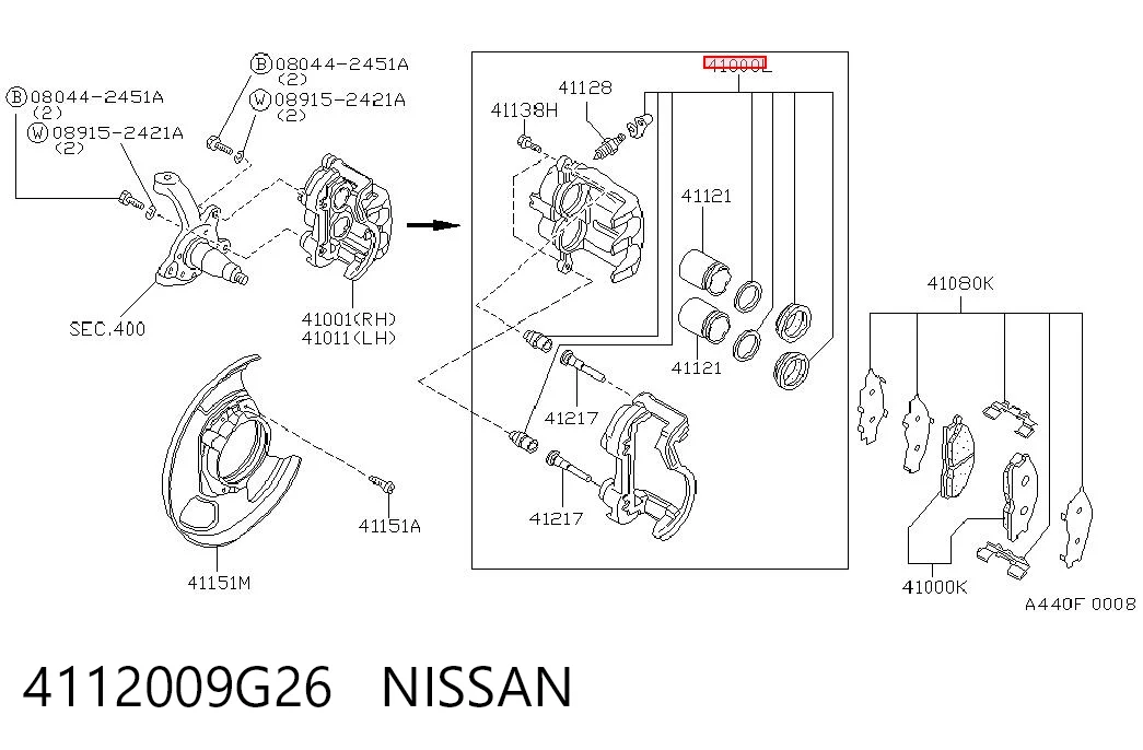 Kit de reparação de suporte do freio dianteiro Hyundai H-1 STAREX preço, a partir de 8,95 USD