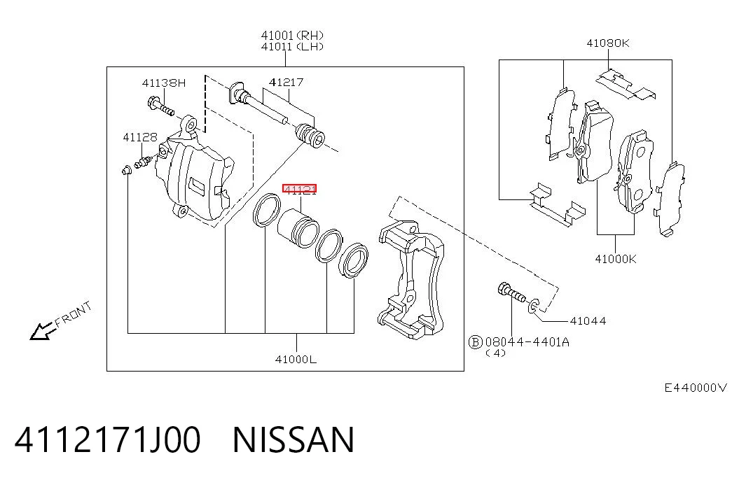 4112171J00 Nissan/Infiniti