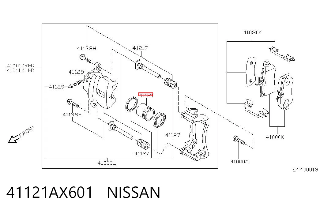 41121AX601 Nissan/Infiniti