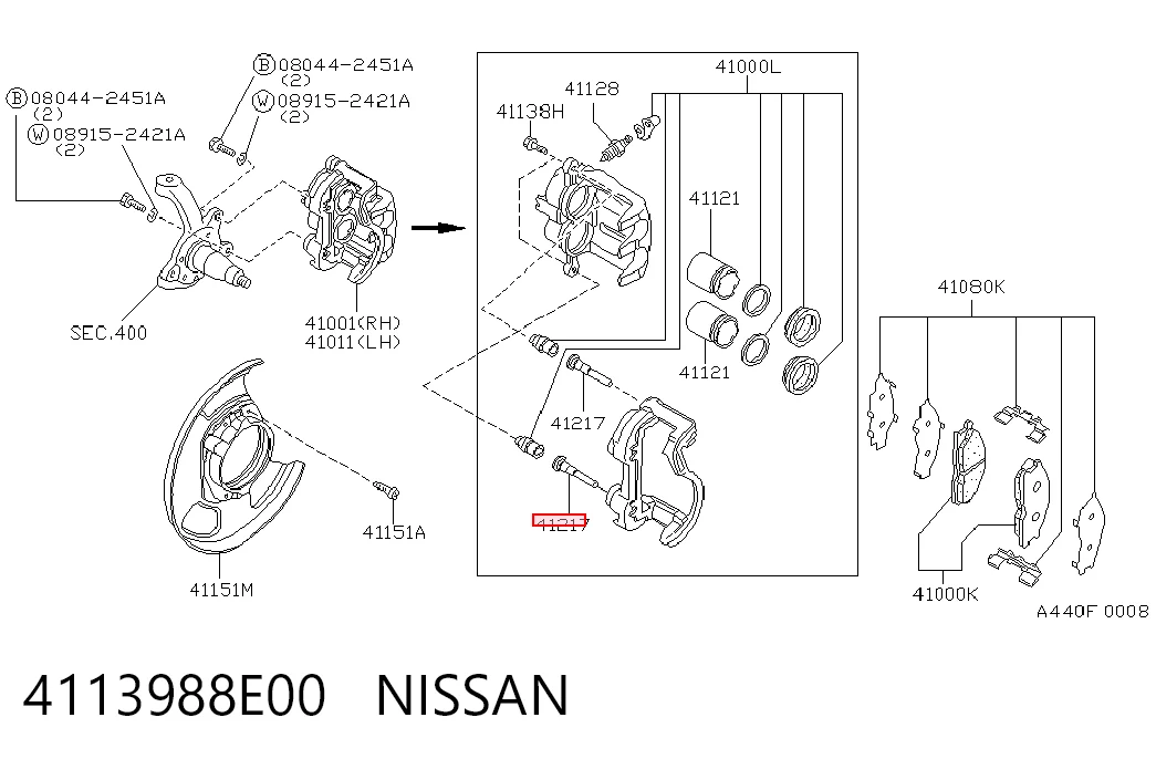 Guia de suporte dianteiro Mazda UM5133694 preço, a partir de 8,87 USD