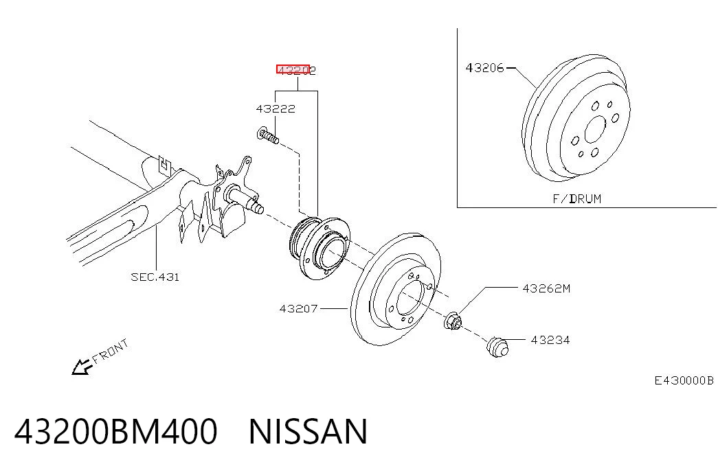 43200BM400 Nissan/Infiniti
