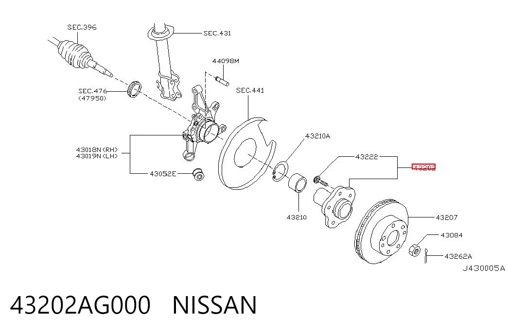 Cubo traseiro Nissan X-Trail preço, a partir de 23,30 USD