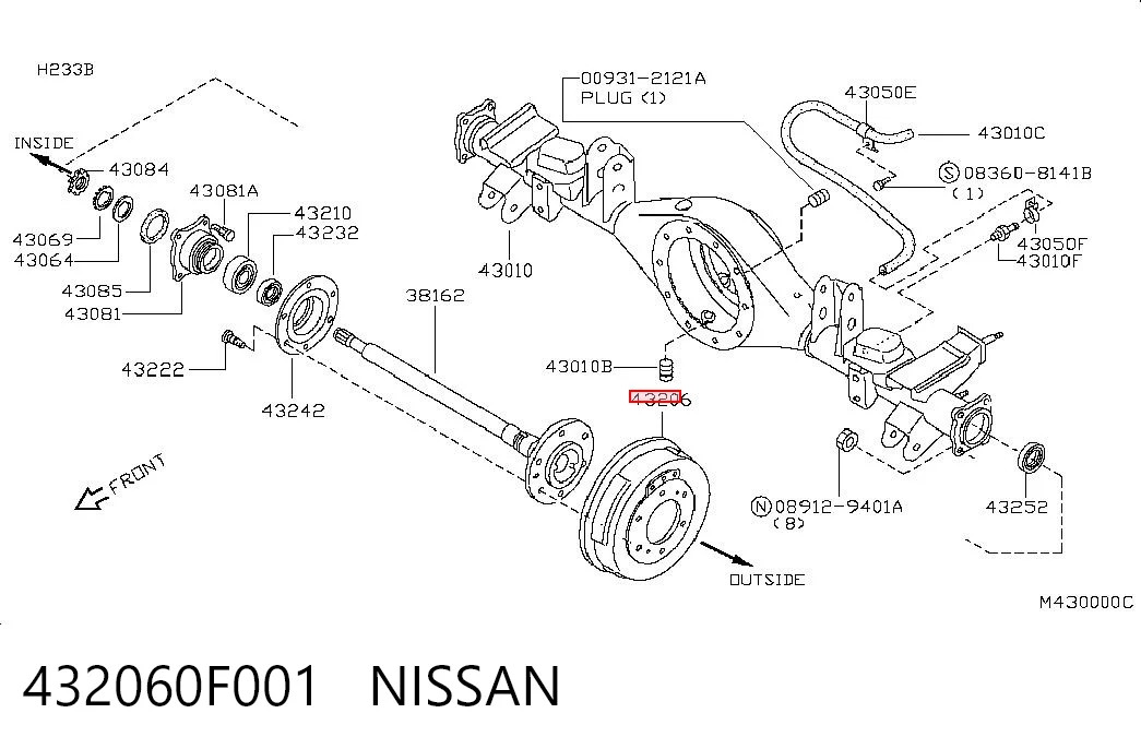432060F001 Nissan/Infiniti