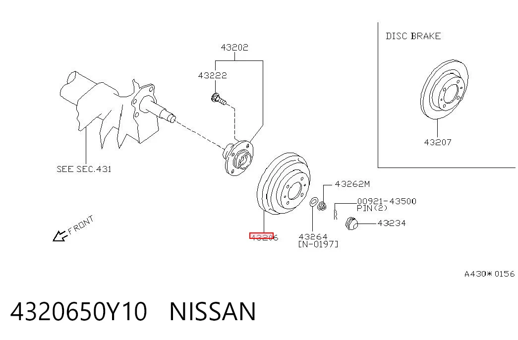 Tambor do freio traseiro Nissan Sunny III N14 ao melhor preço