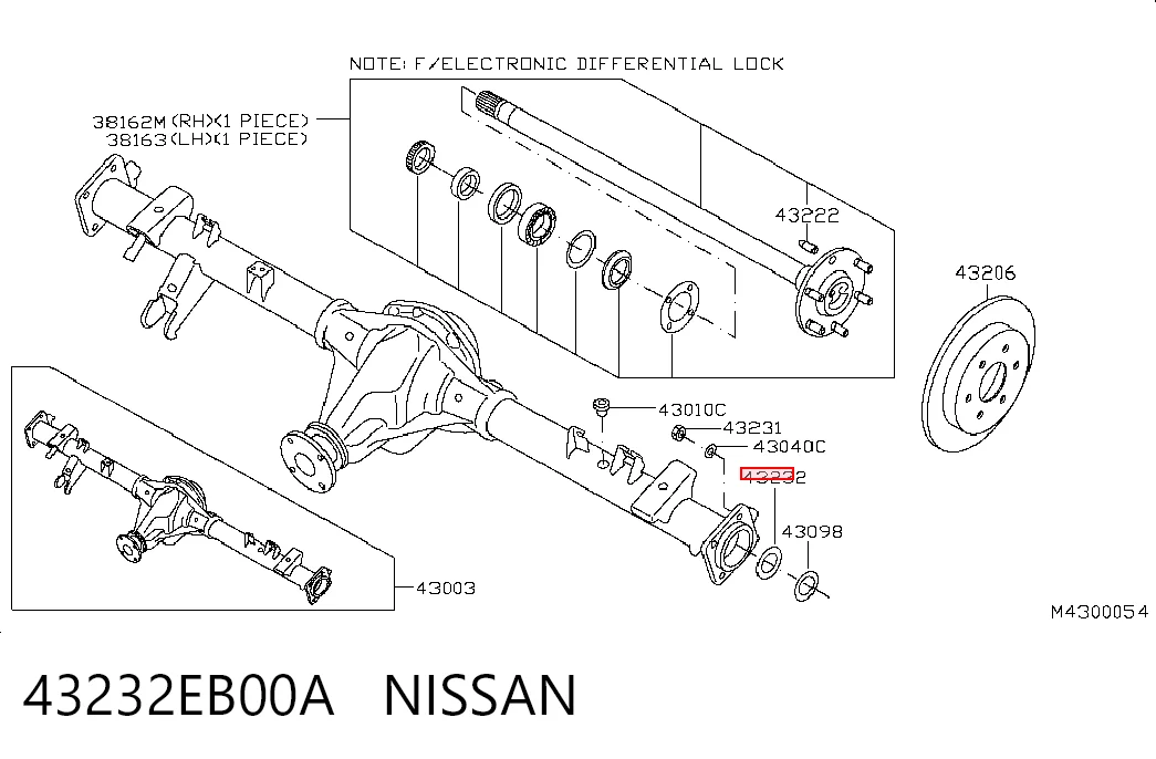 43232EB00A Nissan/Infiniti