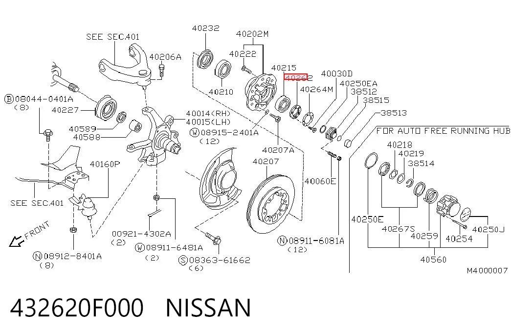 432620F000 Nissan/Infiniti