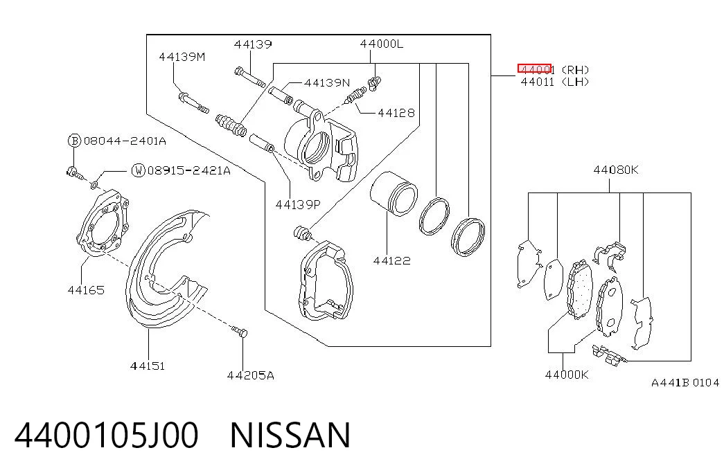 4400105J00 Nissan/Infiniti
