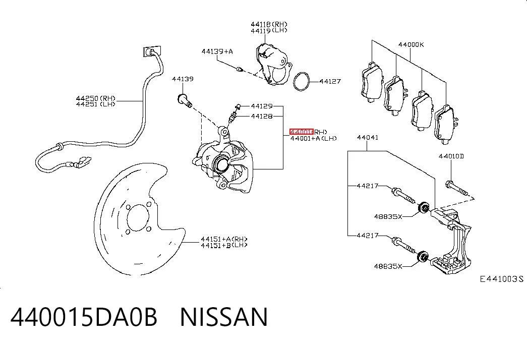 440015DA0B Nissan/Infiniti