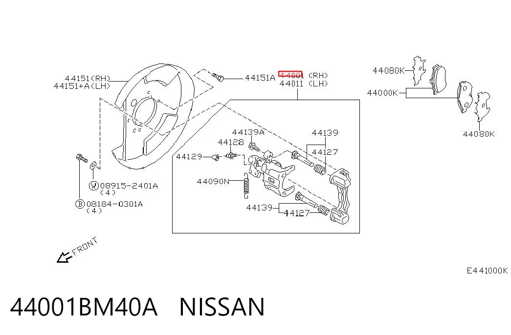 44001BM40A Nissan/Infiniti