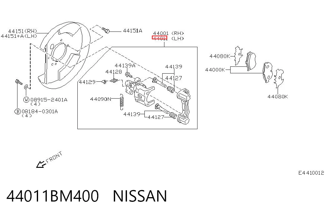 44011BM400 Nissan/Infiniti