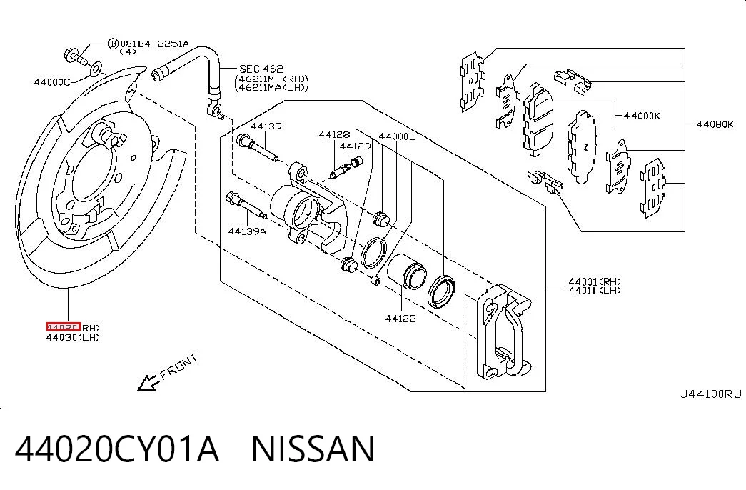 44020CY01A Nissan/Infiniti