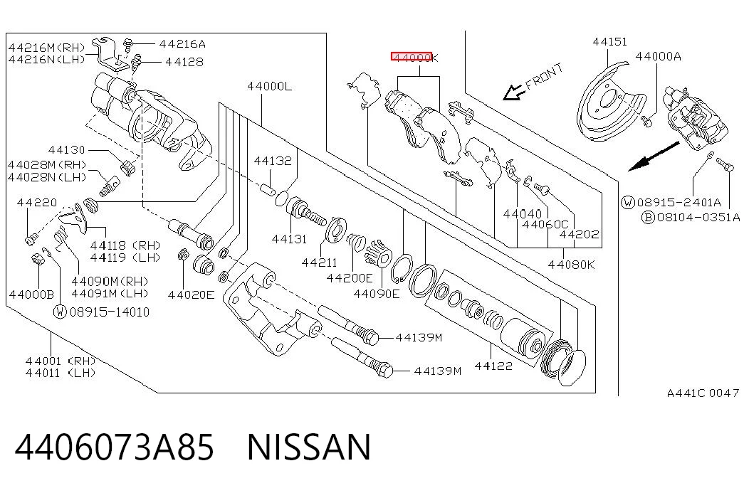 Sapatas do freio traseiras de disco para Nissan Sunny N13