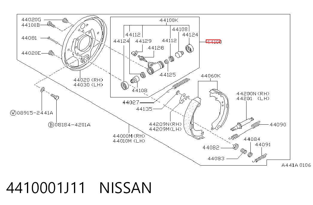 4410001J11 Nissan/Infiniti