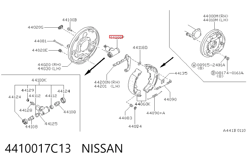 4410017C13 Nissan/Infiniti
