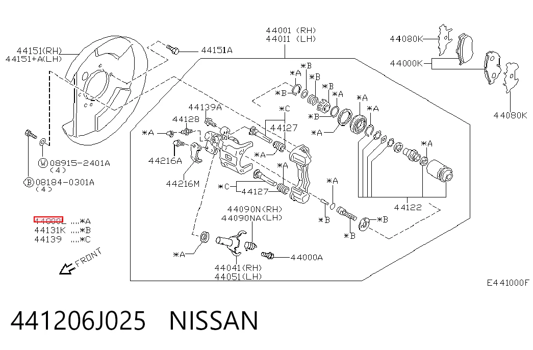 441206J025 Nissan/Infiniti