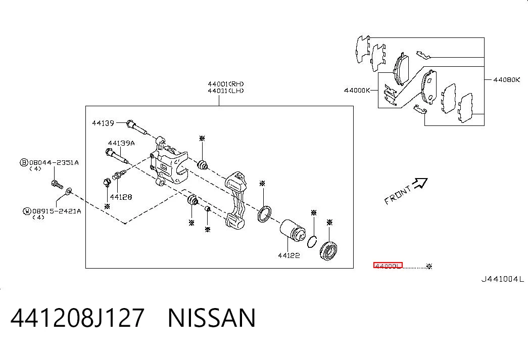 441208J127 Nissan/Infiniti