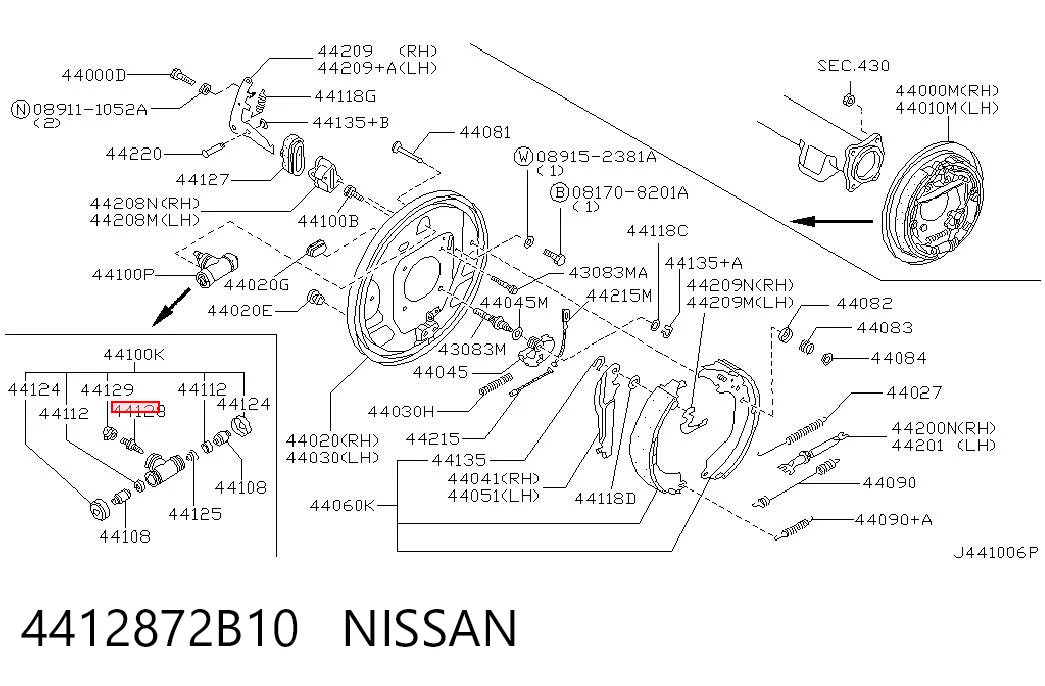 4412872B10 Nissan/Infiniti