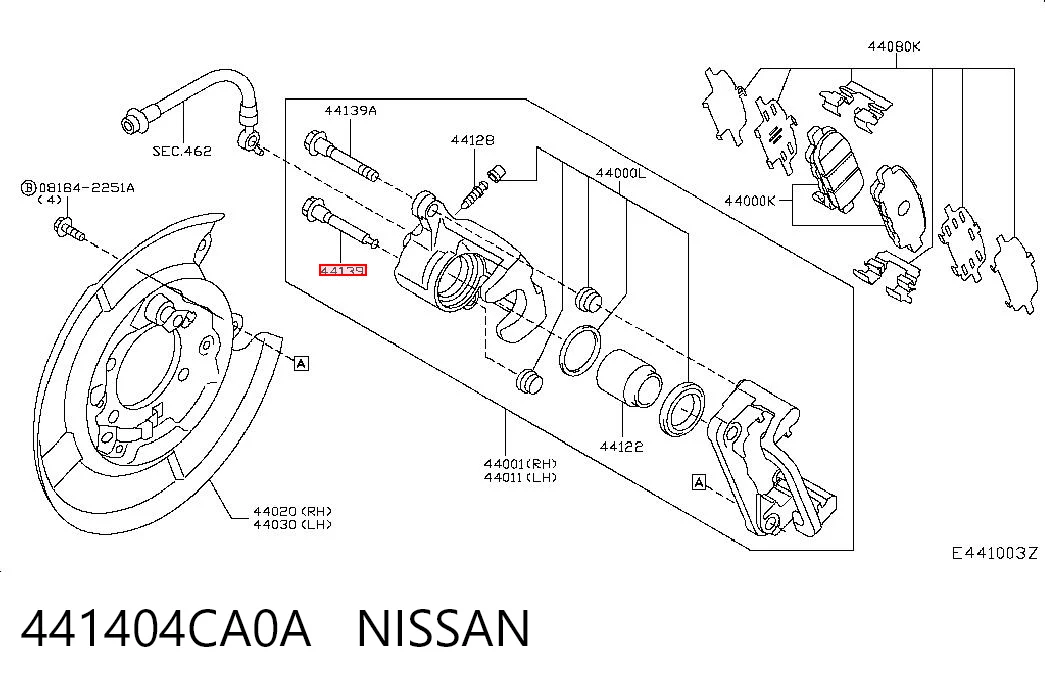 Guia de suporte dianteiro Renault (RVI) 441404CA0A preço, a partir de 6,54 USD