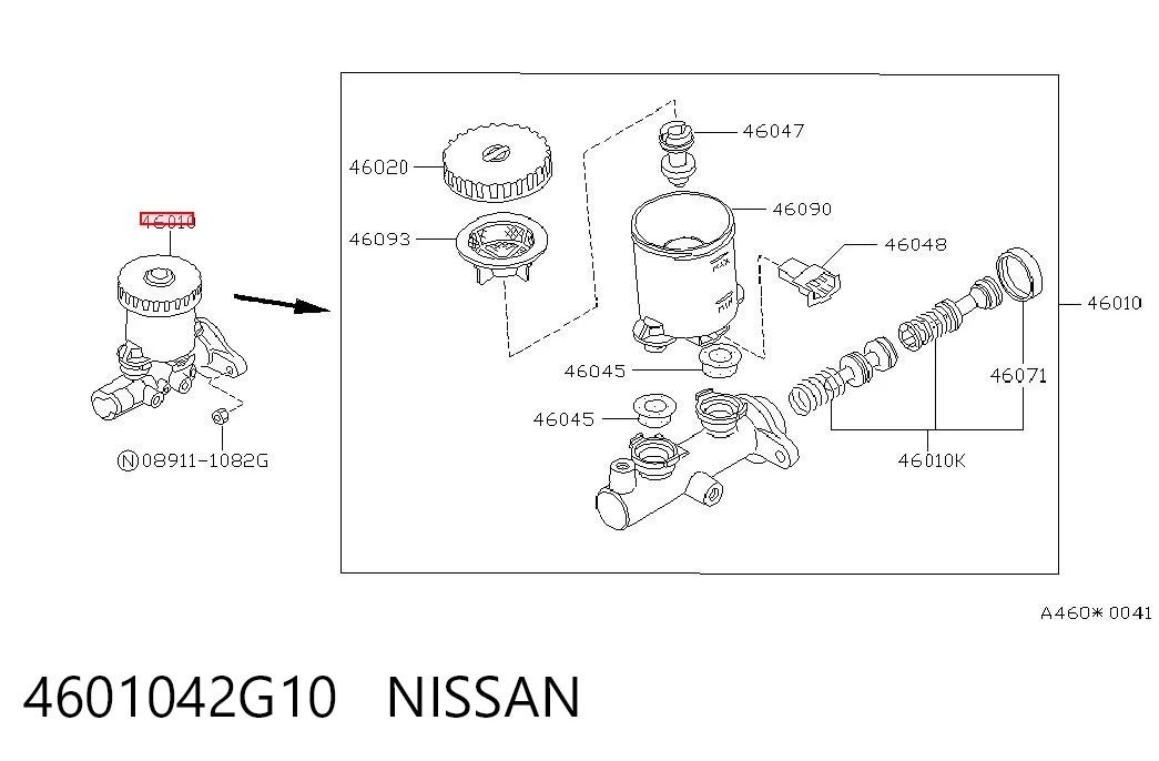 4601042G10 Nissan/Infiniti