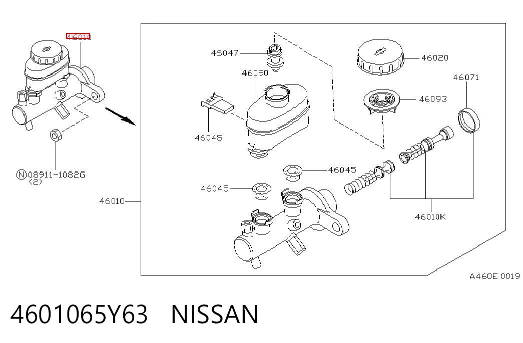 4601065Y63 Nissan/Infiniti