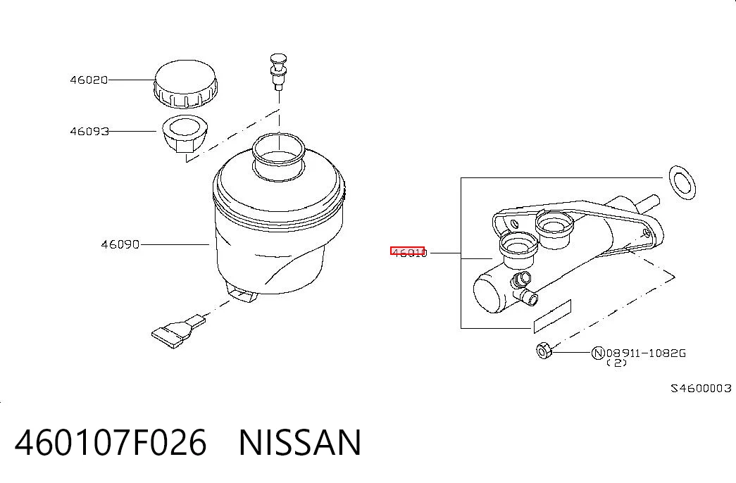 460107F026 Nissan/Infiniti