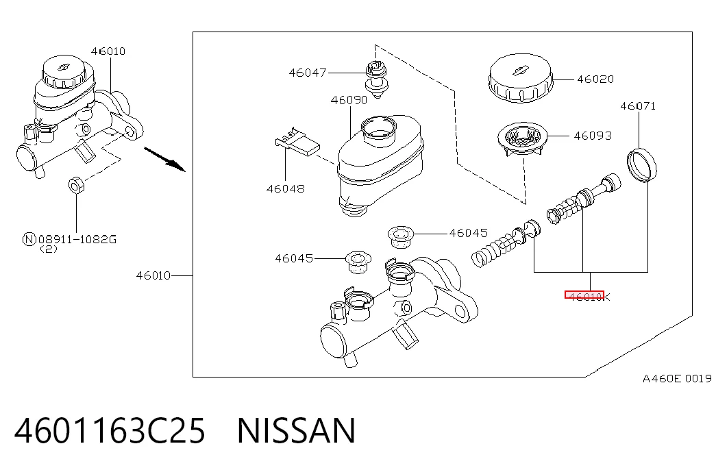 4601163C25 Nissan/Infiniti