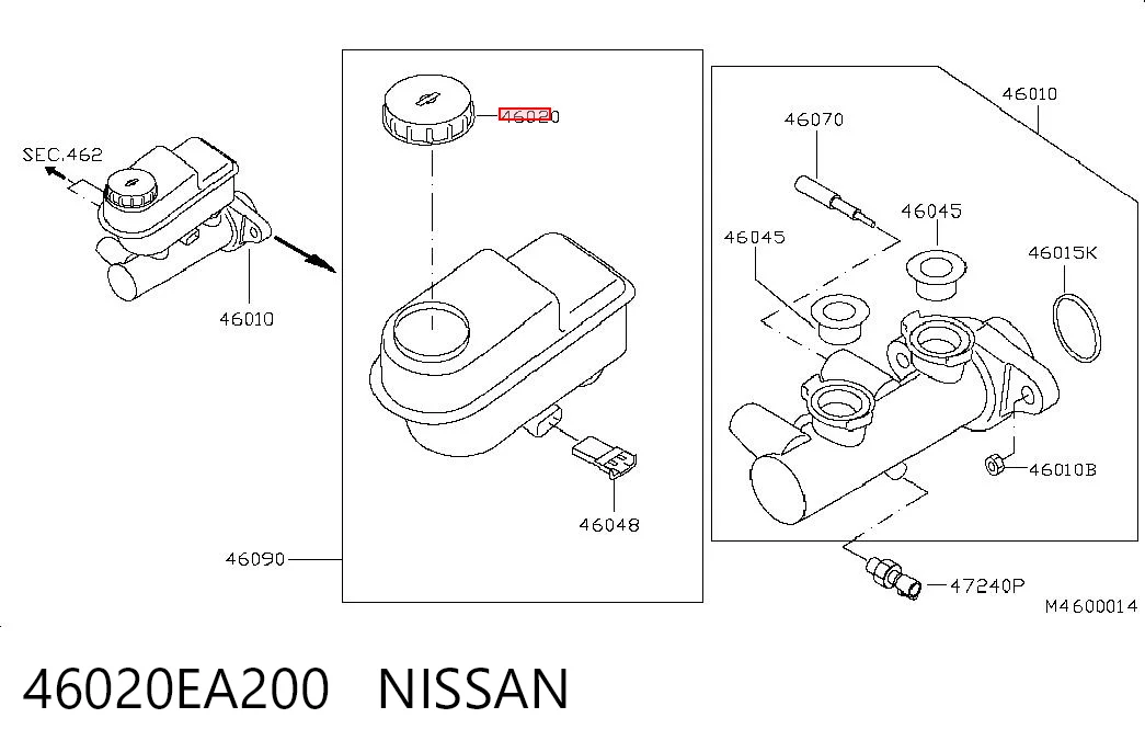 46020EA200 Nissan/Infiniti