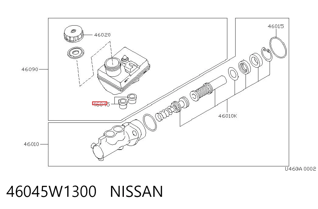 46045W1300 Nissan/Infiniti
