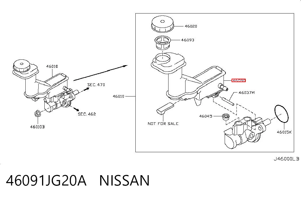 46091JG20A Nissan/Infiniti