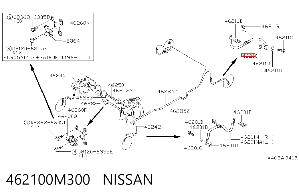 462100M300 Nissan/Infiniti