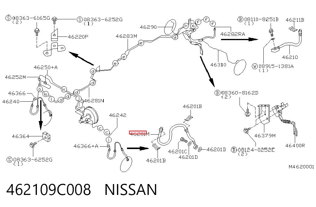 Compre Mangueira do freio dianteira Nissan Vanette 