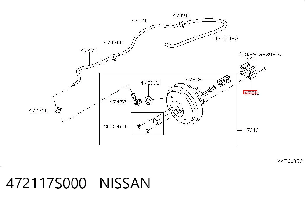 472117S000 Nissan/Infiniti