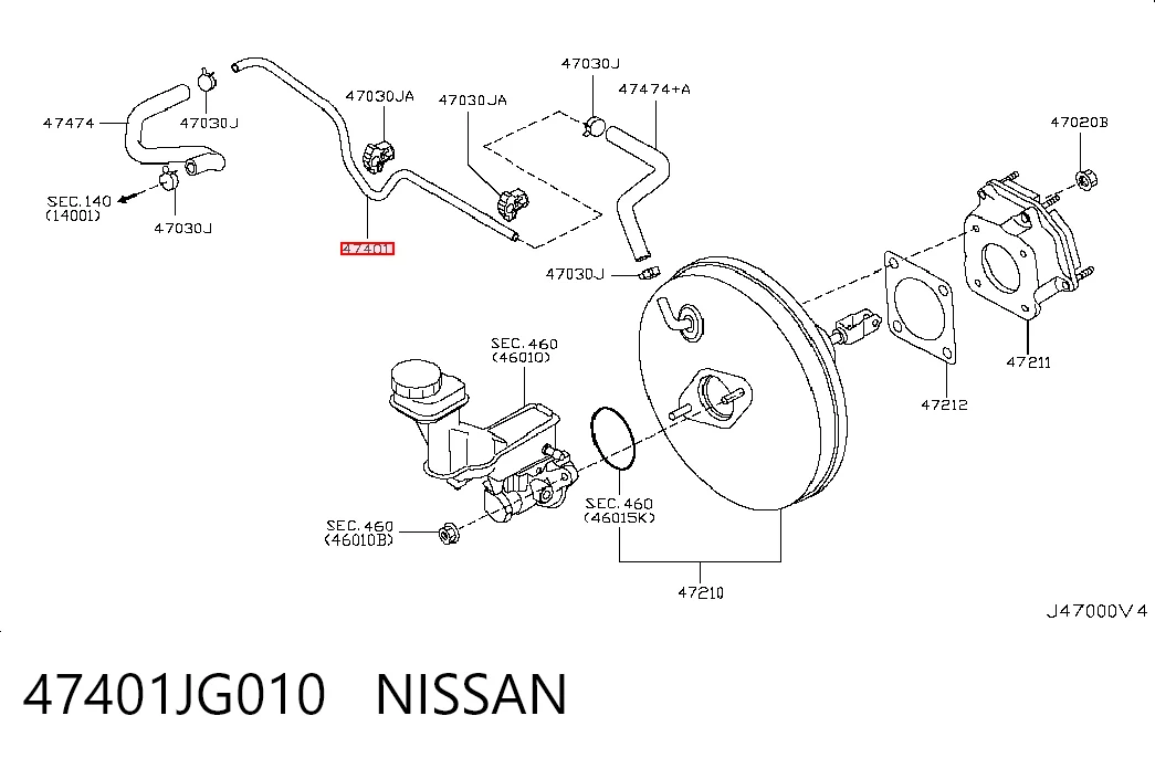 47401JG010 Nissan/Infiniti