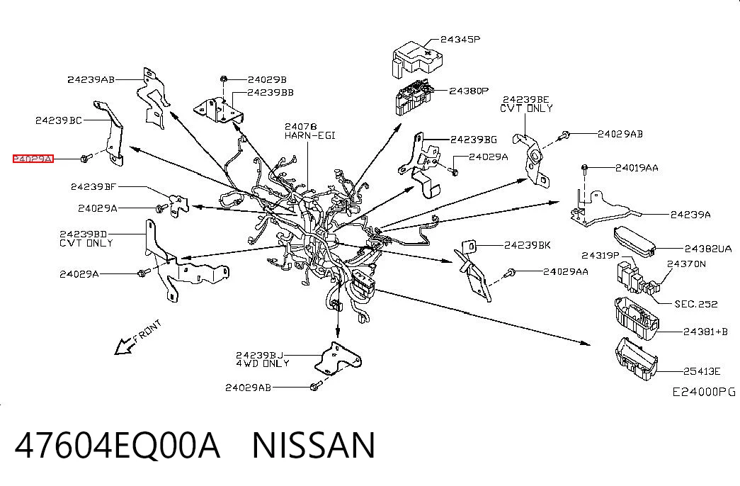 47604EQ00A Nissan/Infiniti