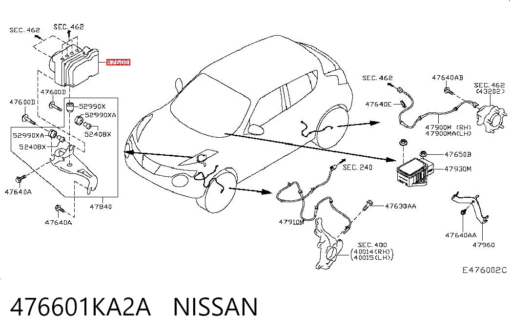 476601KA2A Nissan/Infiniti