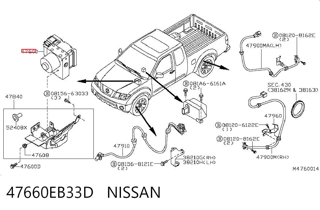 47660EB33D Nissan/Infiniti