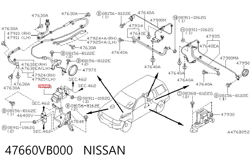 Unidade hidráulico de controlo ABS Nissan Patrol  Y61 ao melhor preço