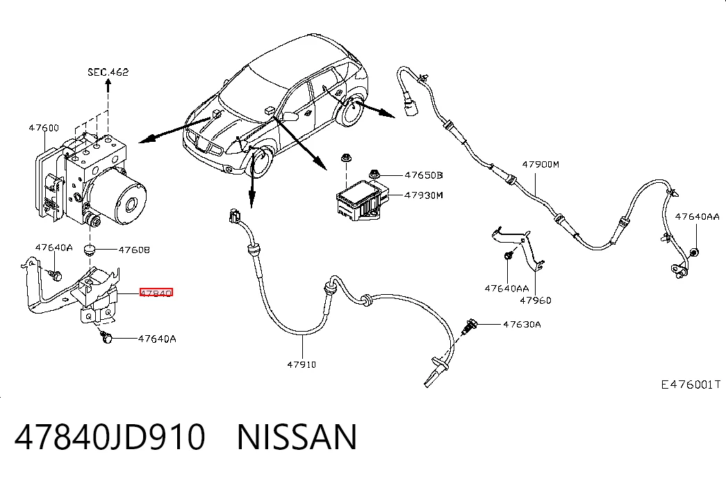 47840JD910 Nissan/Infiniti